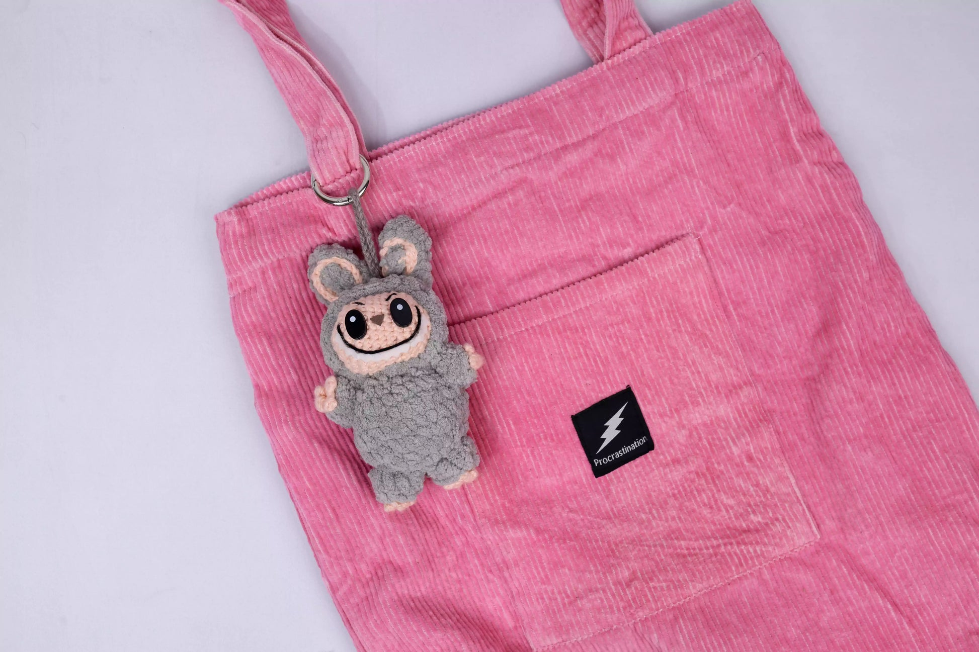 crochet labubu doll -Sesame Bean