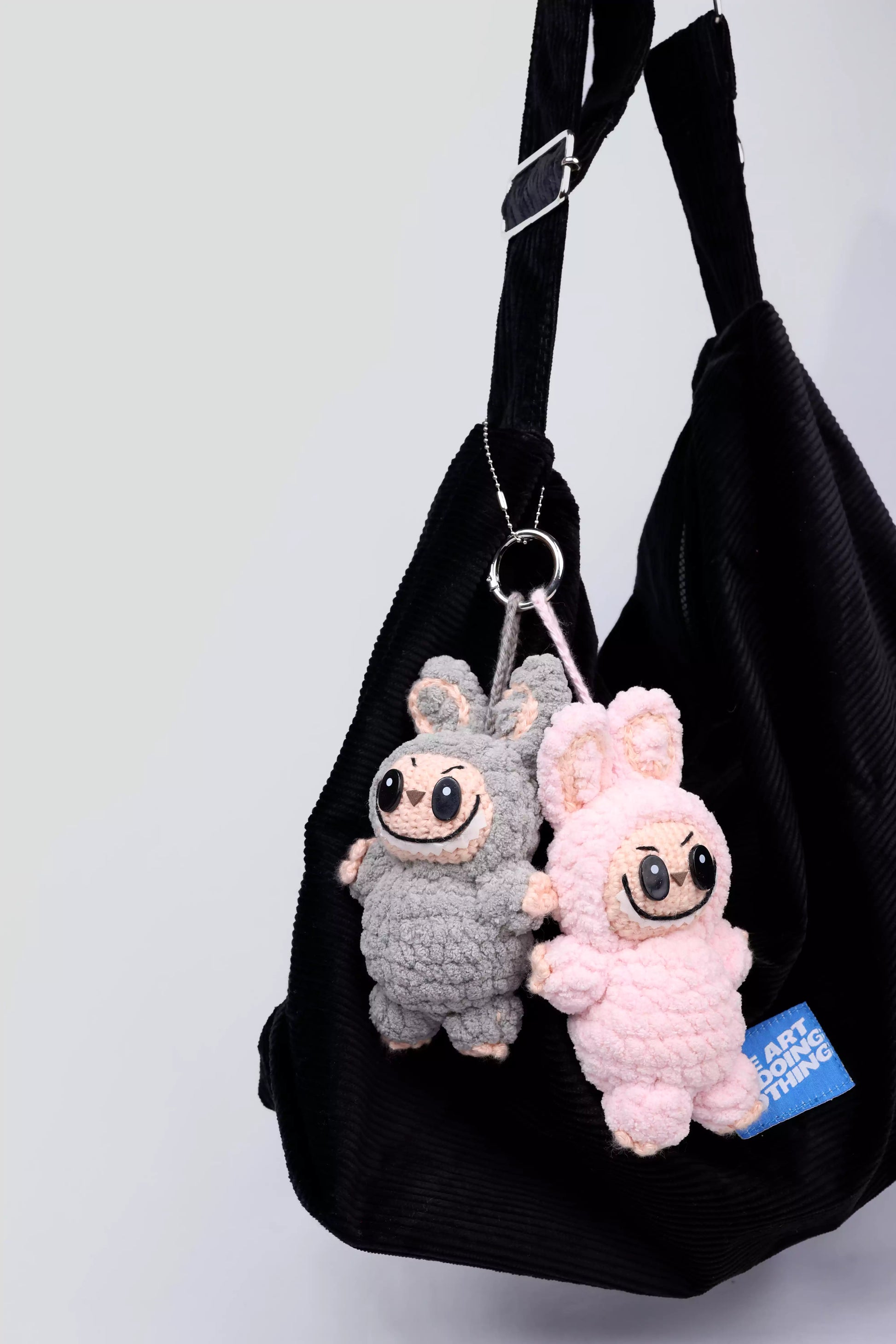 crochet labubu doll -Sesame Bean