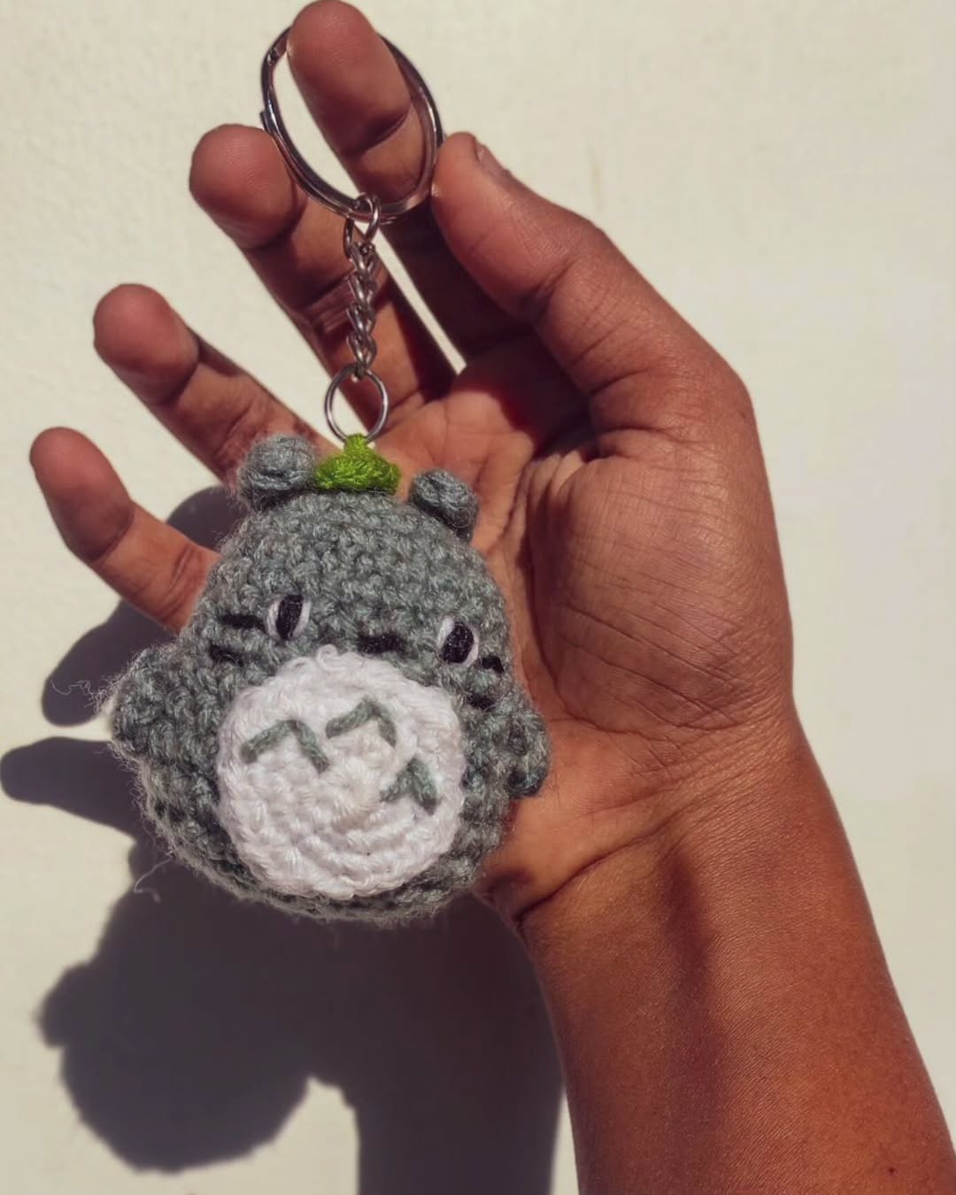 Totoro Crochet bag charm