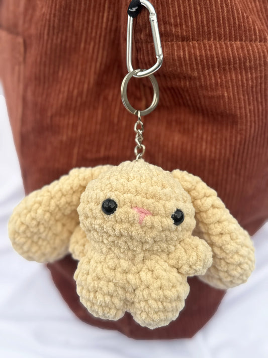 Cute bunny Crochet  Bag charm