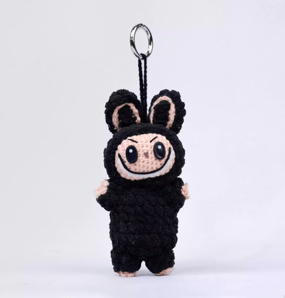 crochet labubu black