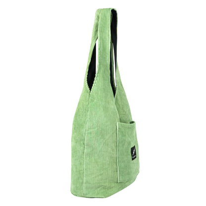 Green Corduroy Hobo Bag