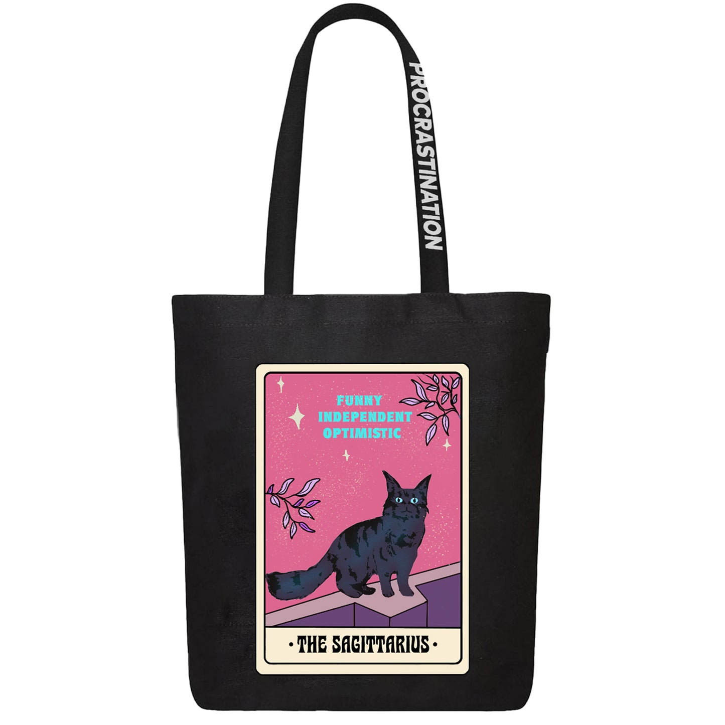 black sagi tote bag