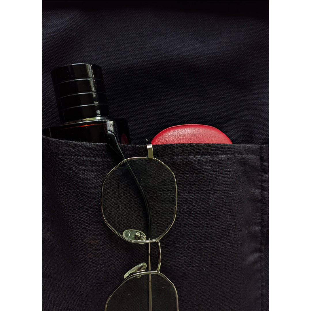 BLACK aries tote bag