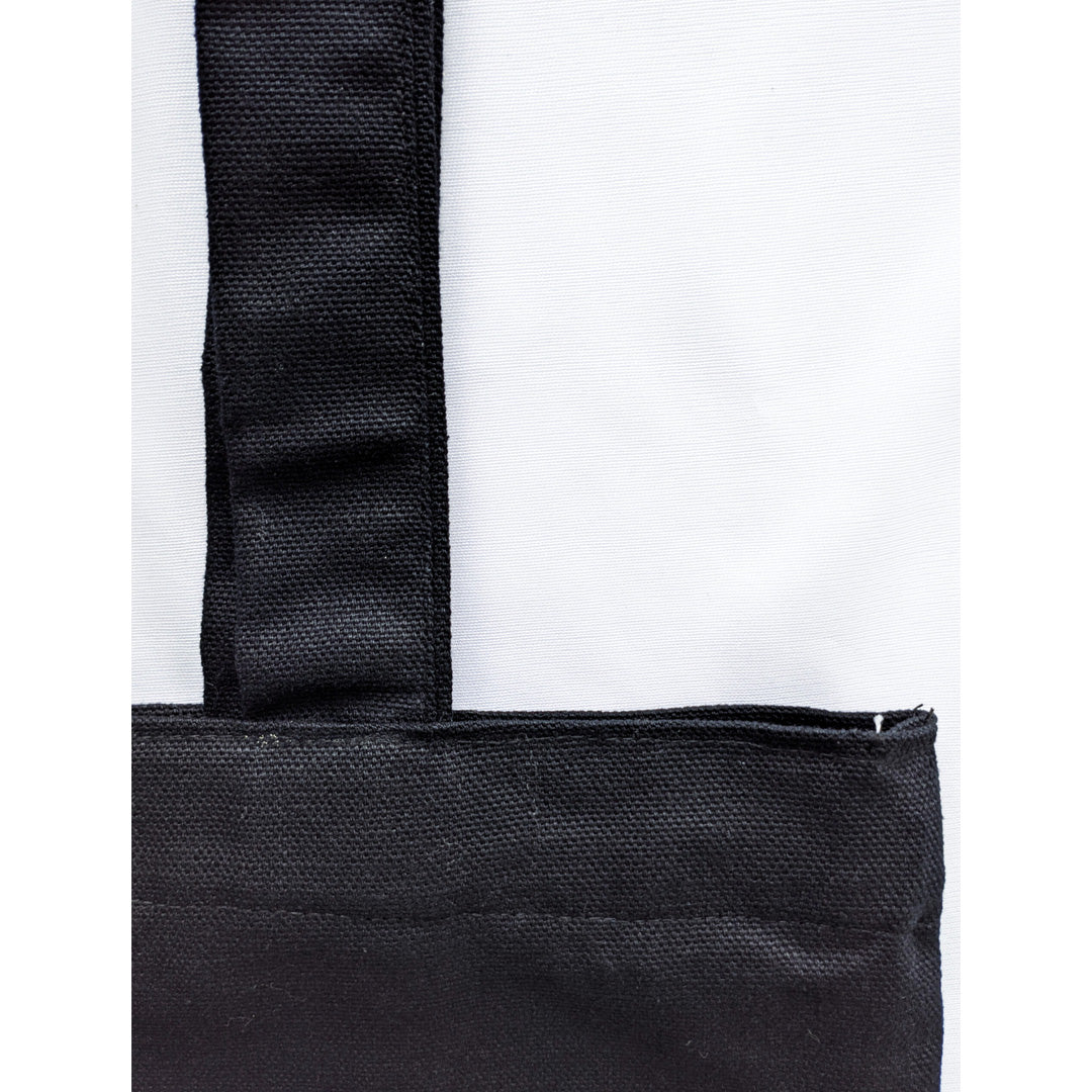 black aqua tote bag