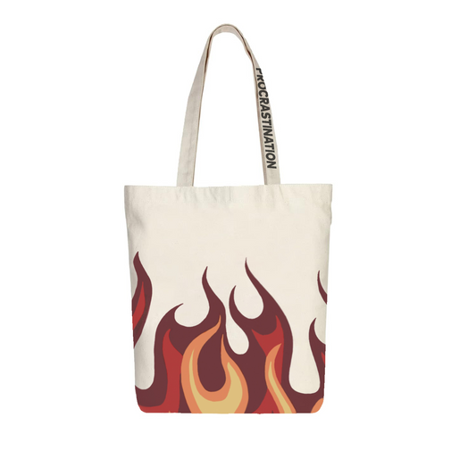 Off White Red Flame® Tote bag